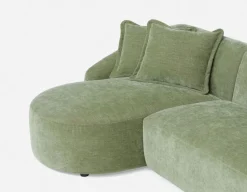 DOYER modern left-facing sectional sofa