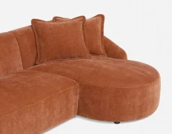 DOYER modern right-facing sectional sofa