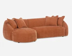 DOYER modern right-facing sectional sofa