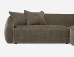 DOYER modern right-facing sectional sofa