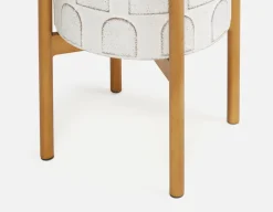 DREW metal planter with stand 26 cm