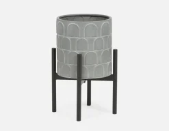 DREW metal planter with stand 26 cm
