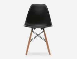 EIFFEL mid-century modern chair with solid beech wood legs
