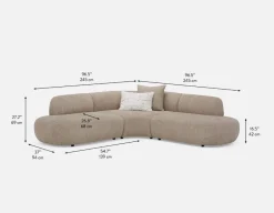 ELEONOR modern contemporary sectional sofa