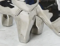 ELEPHANT metallic sculpture 25 cm