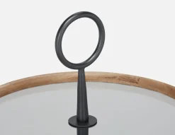 ELLIE mid-century modern round end table 43cm