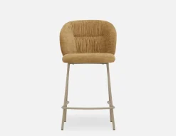 ELODI contemporary counter stool with backrest 66cm