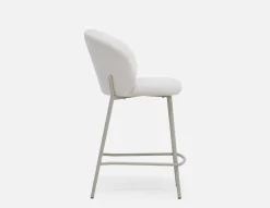 ELODI contemporary counter stool with backrest 66cm