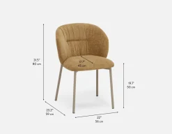 ELODI contemporary dining chair