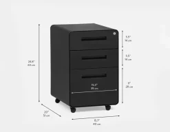 ERNESTO contemporary filing cabinet