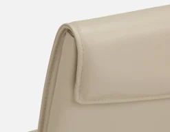 EVA 100% leather modern dining chair