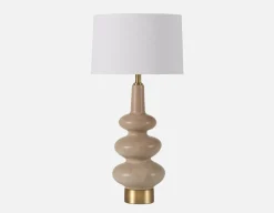 EVY led table lamp with marble base 41 cm height