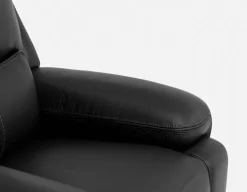 FAOUZI leather contemporary power recliner armchair