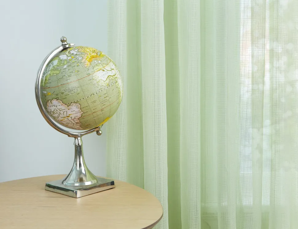 FEDORA set of 2 sheer curtain panels
