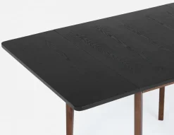 FINA modern contemporary dining table with 2 drop leaf extension 74cm to 134cm