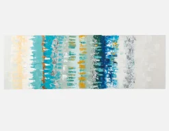FLAMAND hand-painted wall art 100 cm x 100 cm