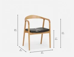 FREYA mid century modern dining chair