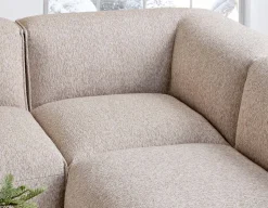 GABE 5-pc apartment sized modular sectional sofa