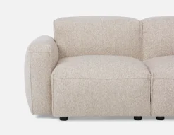 GABE 5-pc apartment sized modular sectional sofa