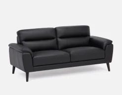 GAMARRA 100% leather contemporary armchair
