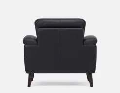 GAMARRA 100% leather contemporary armchair