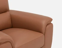 GAMARRA 100% leather contemporary armchair
