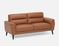 GAMARRA 100% leather contemporary armchair