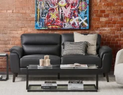 GAMARRA 100% leather modern contemporary sofa