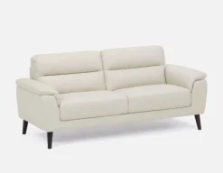 GAMARRA 100% leather modern contemporary loveseat