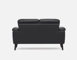 GAMARRA 100% leather modern contemporary loveseat