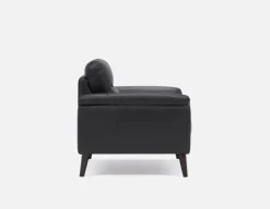 GAMARRA 100% leather modern contemporary loveseat