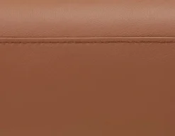 GAMARRA 100% leather modern contemporary loveseat