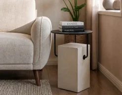 GENNY modern contemporary end table 45cm