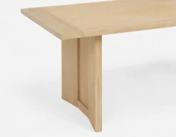 GILLIS modern farmhouse acacia wood dining table 210 cm