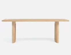 GILLIS modern farmhouse acacia wood dining table 210 cm