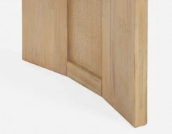 GILLIS modern farmhouse acacia wood dining table 210 cm