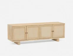 GILLIS modern farmhouse 2-folding doors sideboard
