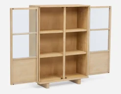 GILLIS modern farmhouse sideboard hutch