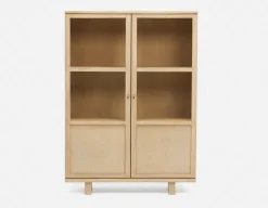 GILLIS modern farmhouse sideboard hutch