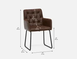 GINA dining armchair