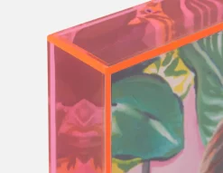 GOLDIE IV acrylic shadow box art 45 x 60 cm