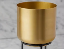 GOLDIO planter with stand 25 cm
