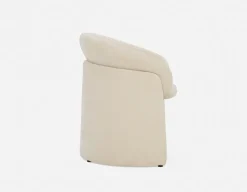 HANCHA modern accent chair with ottoman