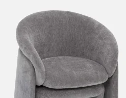 HANCHA modern accent chair with ottoman