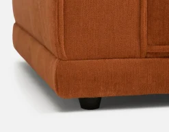 HILLARY modern low back 96" luxury sofa