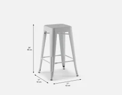 HUDSON iron counter stool 67 cm