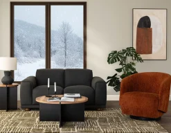 IDA swivel armchair