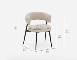 IFRAN modern contemporary dining chair