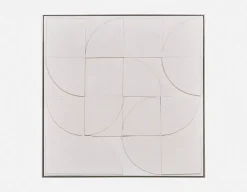 IGNIS framed wall art 103 x 103cm