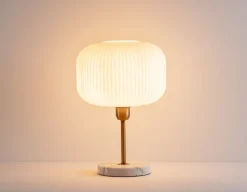 ILIANA table lamp with marble base 43 cm height